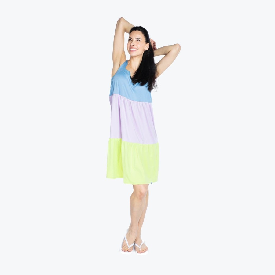 Apparel Lug | Flare Colorblock Dress