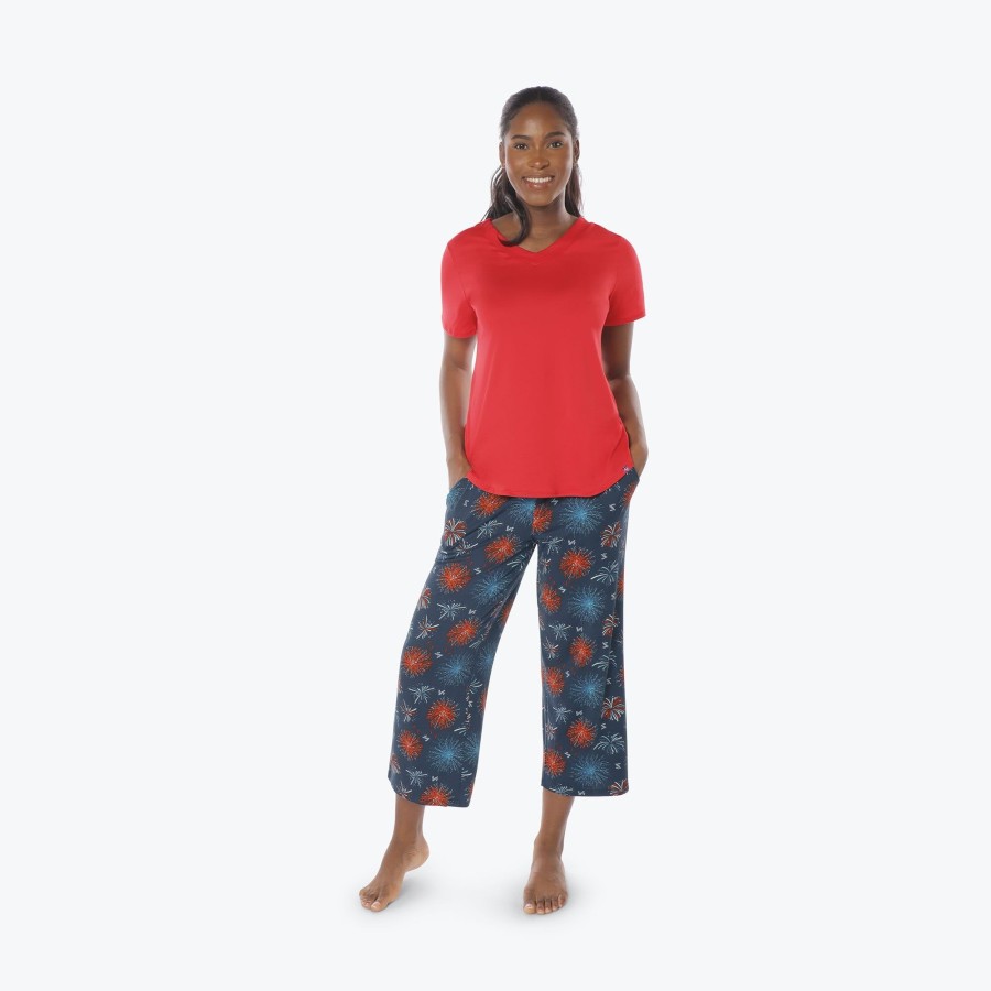 Apparel Lug | Boomerang Relaxed Tee & Cropped Pants Set